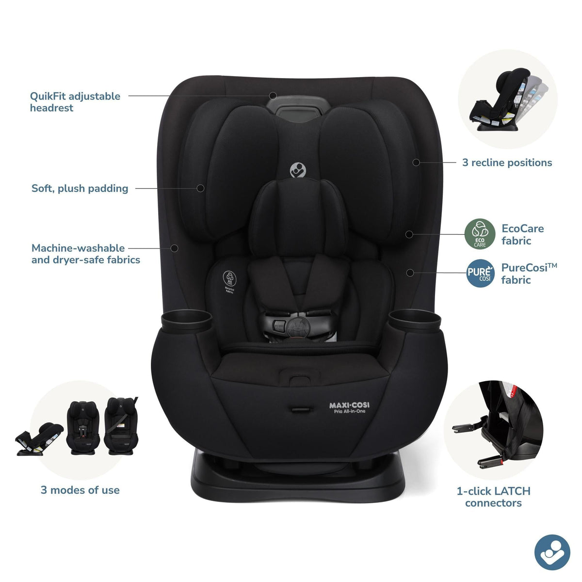 Maxi-CosiMaxi-Cosi Pria All-in-One Convertible Car SeatBabysupermarket