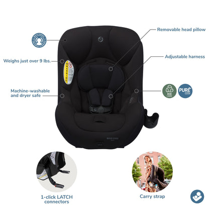 Maxi-Cosi Car Seats - Convertible Black Maxi-Cosi Romi 2-in-1 Convertible Car Seat
