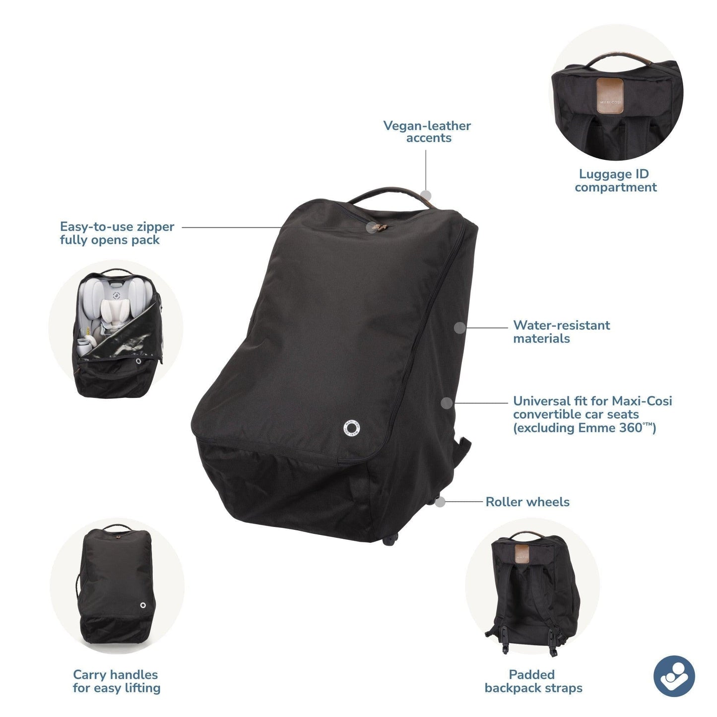 Maxi-Cosi Stroller Accessories Maxi-Cosi Wheeled Car Seat Travel Pack