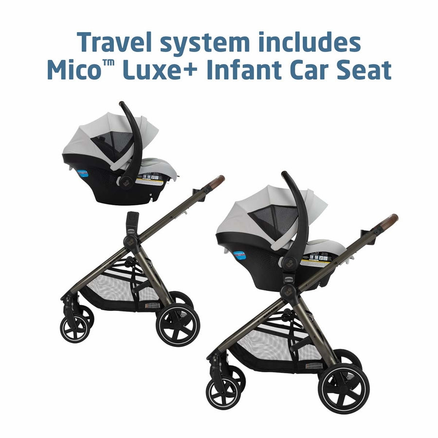 Maxi-Cosi Zelia Luxe+ 5-in-1 Modular Travel System Artic Frost