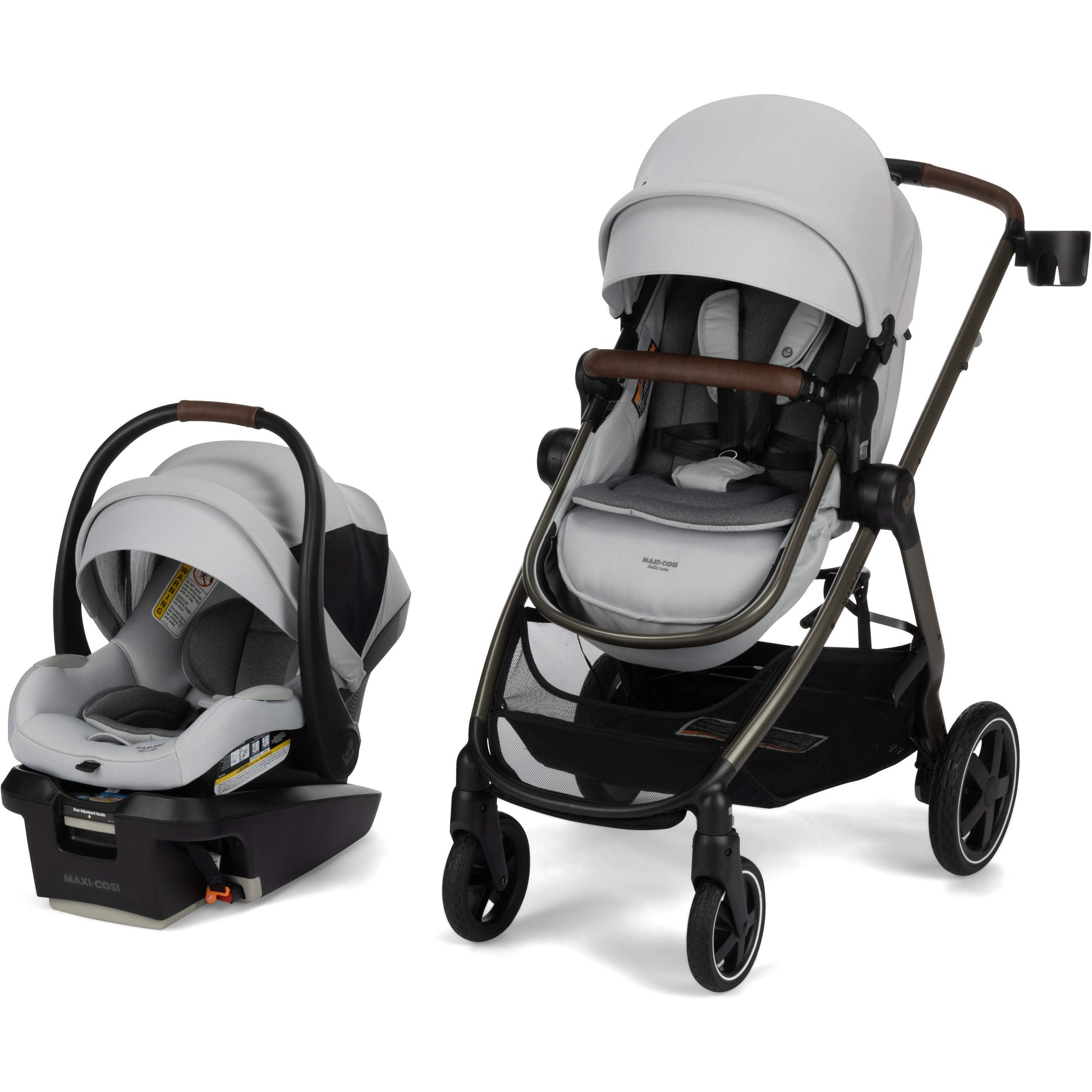 Maxi-Cosi Strollers - Travel Systems Arctic Frost Maxi-Cosi Zelia² Luxe+ 5-in-1 Modular Travel System