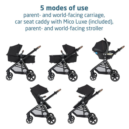 Dorel Juvenile Travel System Maxi-Cosi Zelia² Luxe 5-in-1 Modular Travel System