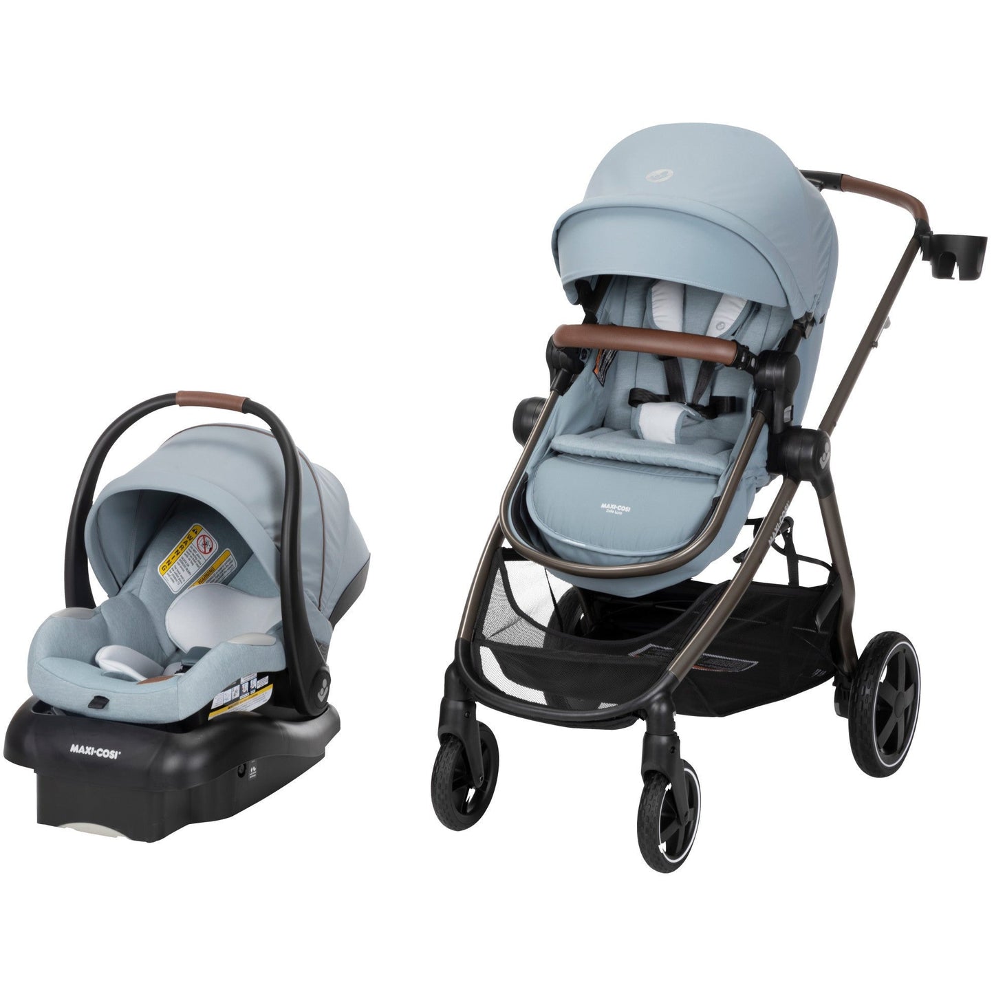 Dorel Juvenile Travel System New Hope Grey Maxi-Cosi Zelia² Luxe 5-in-1 Modular Travel System