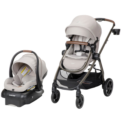 Dorel Juvenile Travel System New Hope Tan Maxi-Cosi Zelia² Luxe 5-in-1 Modular Travel System