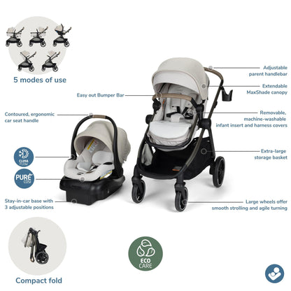 Maxi-CosiMaxi-Cosi Zelia Pro 5-in-1 Modular Travel SystemBabysupermarket