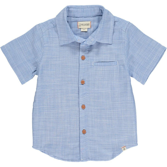 Me & Henry Newport Pale Chambray Woven Shirt