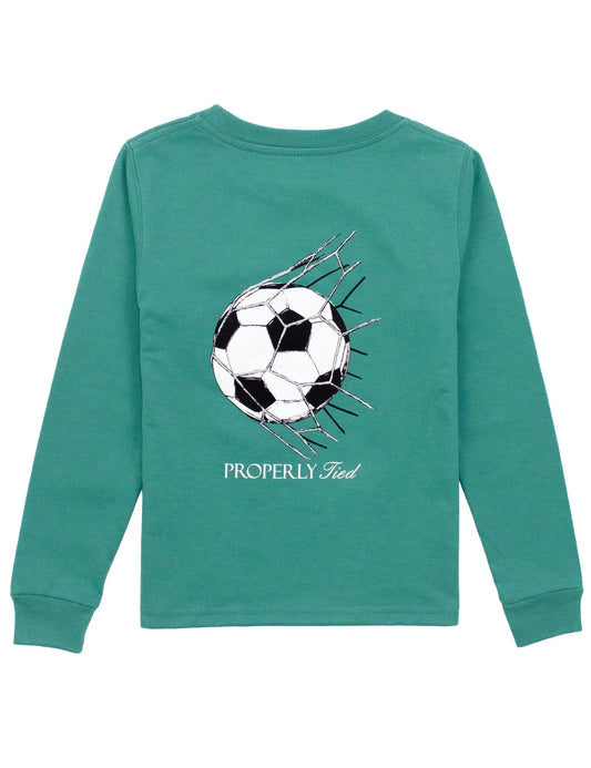 Properly TiedProperly Tied Boys Goal Longsleve Shirt - TealBabysupermarket