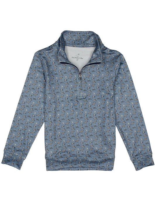 Properly Tied Boys Inlet Pullover - Flock