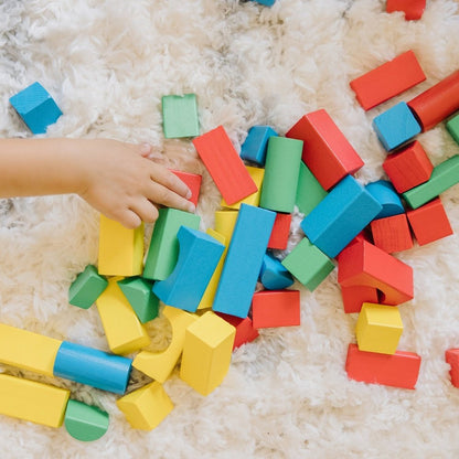 Melissa and Doug 100 Wood Blocks Set