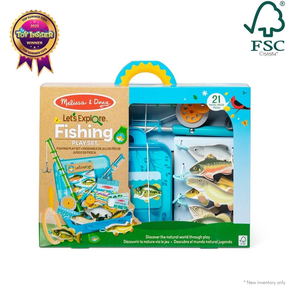 Melissa and Doug Let's Explore Fishing Play Set