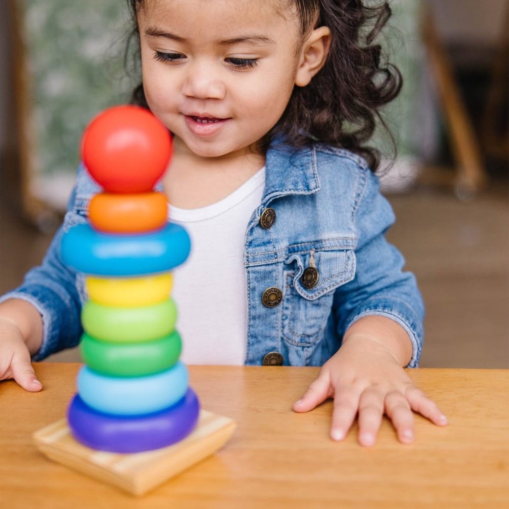 Melissa and Doug Rainbow Stacker Classic Toy