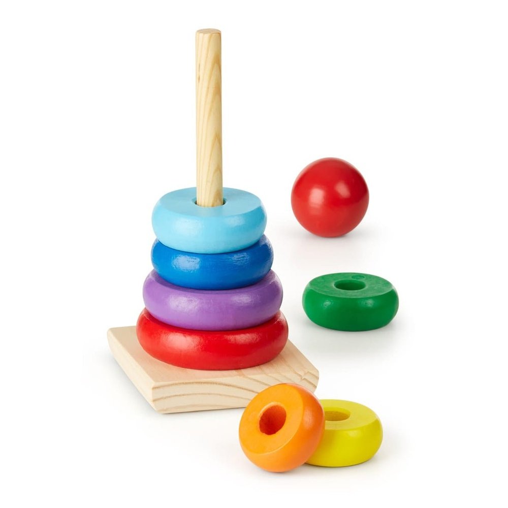 Melissa and Doug Rainbow Stacker Classic Toy