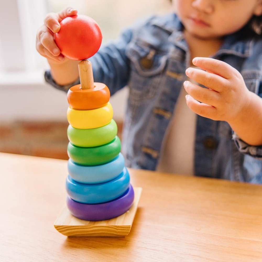 Melissa and Doug Rainbow Stacker Classic Toy