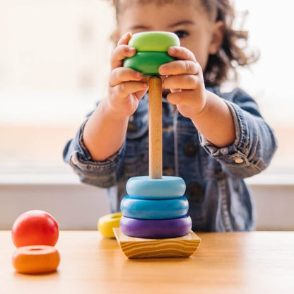 Melissa and Doug Rainbow Stacker Classic Toy