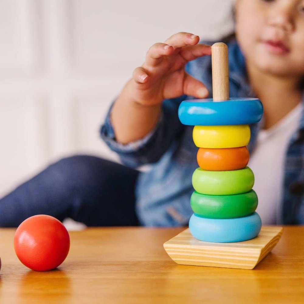 Melissa and Doug Rainbow Stacker Classic Toy