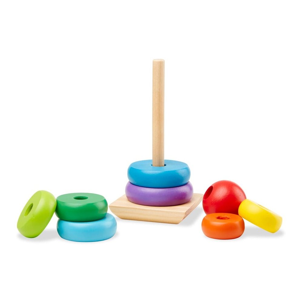 Melissa and Doug Rainbow Stacker Classic Toy