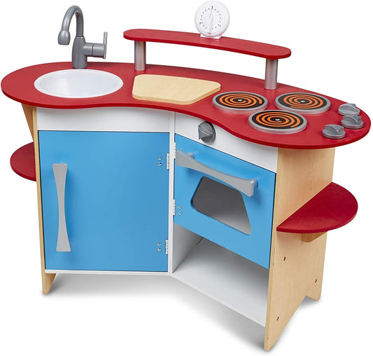 Melissa and DougMelissa & Doug Cook's Corner Wooden Play KitchenBabysupermarket