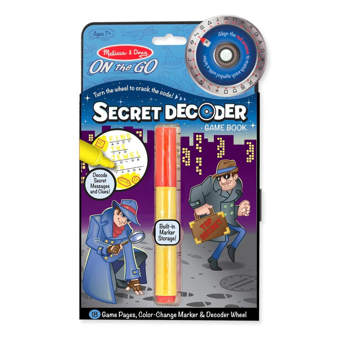 Melissa and DougMelissa & Doug On the Go Secret Decoder Game BookBabysupermarket