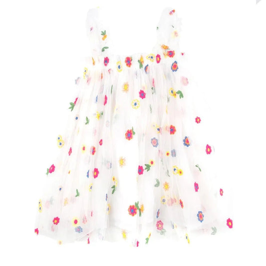 Miki Miette Fifi Dress - White babysupermarket
