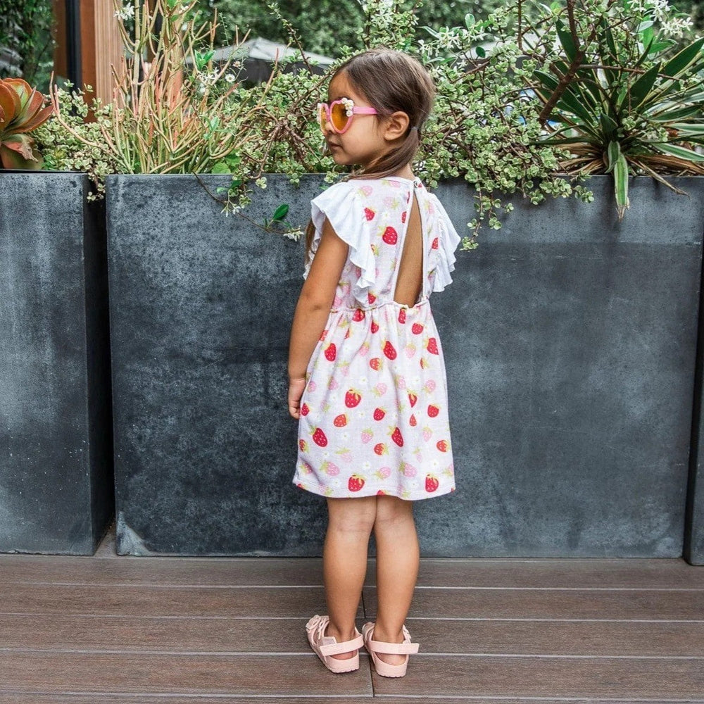 Miki Miette Mia Dress Strawberry Fields babysupermarket