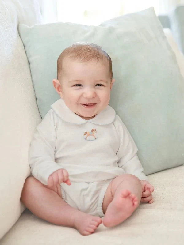 Milly Marie Boys Small Rocking Horse Bloomer Set