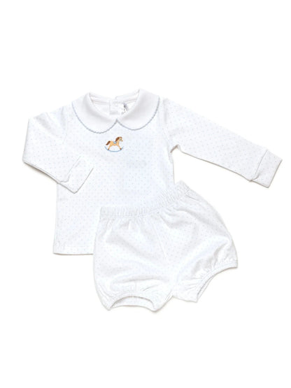 Milly Marie Boys Small Rocking Horse Bloomer Set