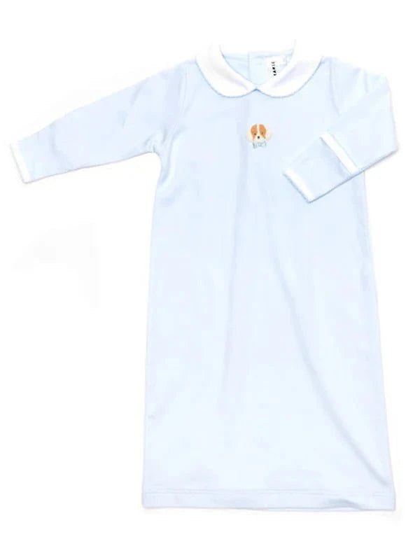 Milly Marie Milly Marie Boys Spotted Puppy Long Day Gown