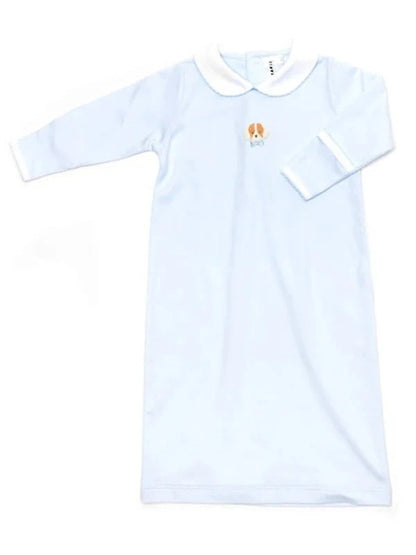 Milly Marie Milly Marie Boys Spotted Puppy Long Day Gown