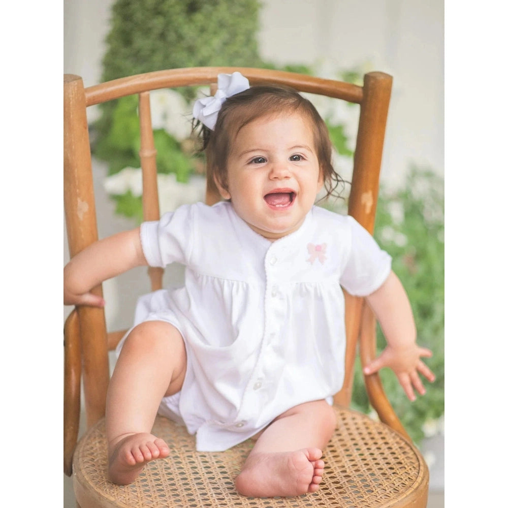 Milly Marie Girls Classic Bow Diaper Set