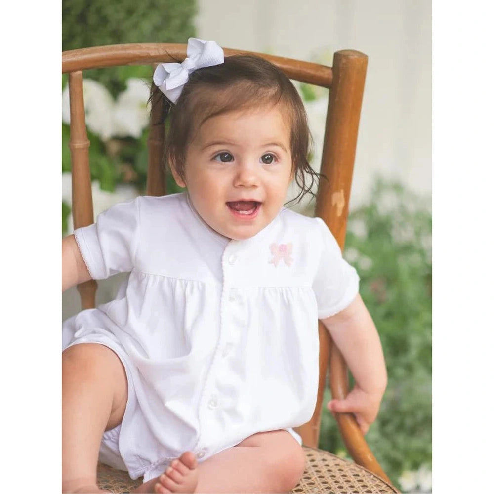Milly Marie Girls Classic Bow Diaper Set