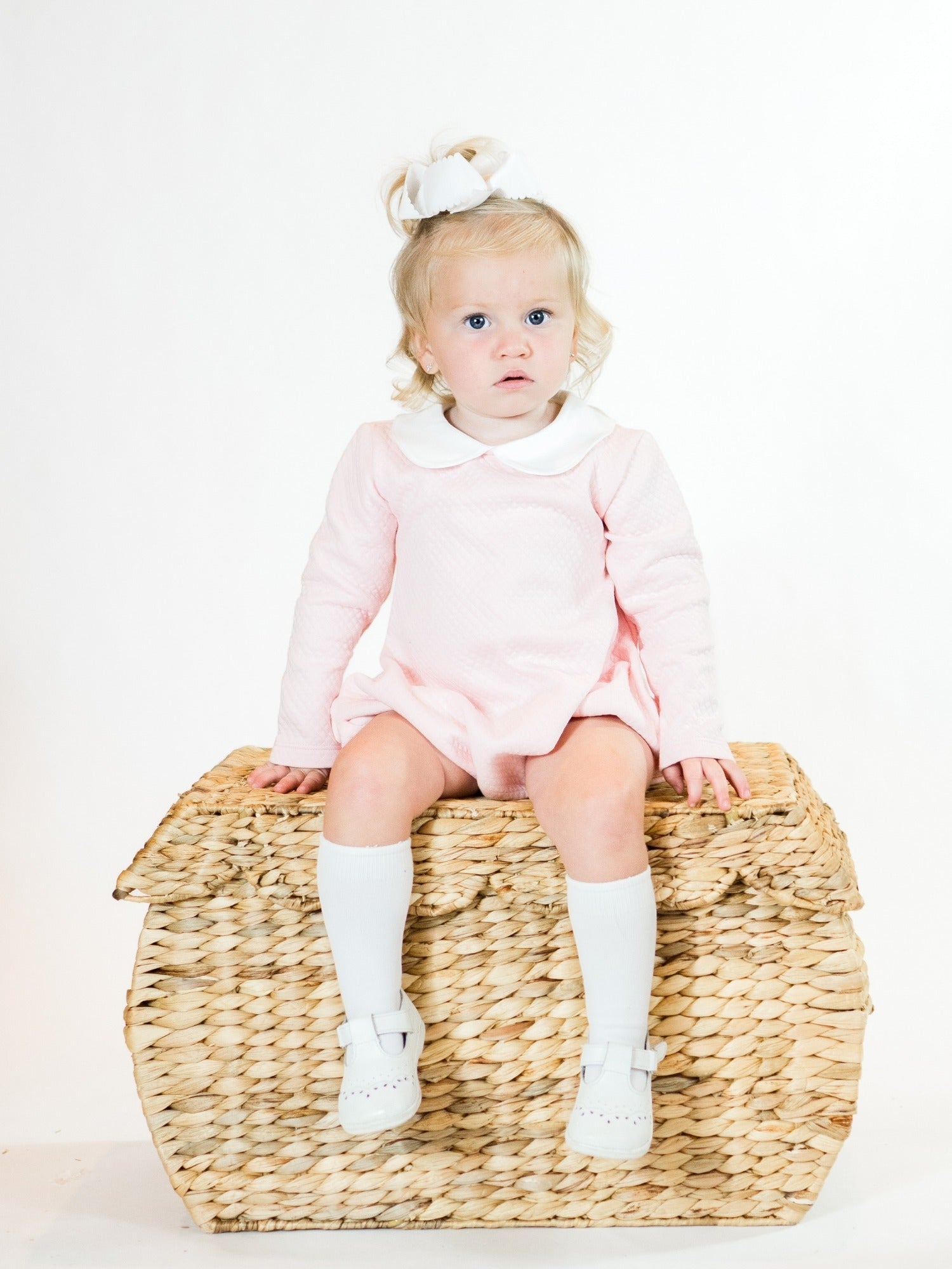 Milly MarieMilly Marie Girls Diamond Quilt Long Sleeve BubbleBabysupermarket