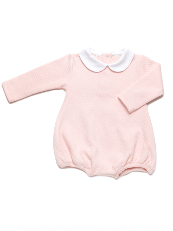 Milly MarieMilly Marie Girls Diamond Quilt Long Sleeve BubbleBabysupermarket