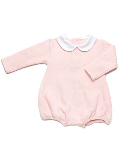 Milly MarieMilly Marie Girls Diamond Quilt Long Sleeve BubbleBabysupermarket