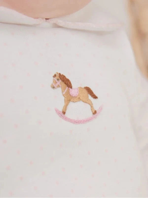 Milly Marie Girls Small Rocking Horse Bloomer Set