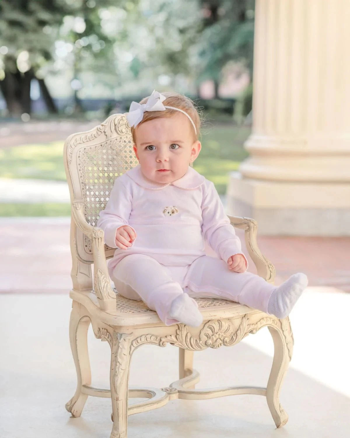 Milly Marie Girls Spotted Puppy Playsuit