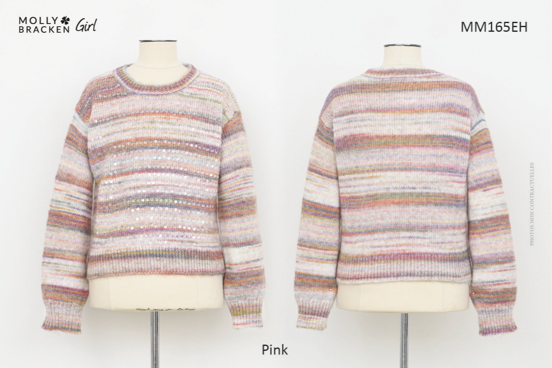 Babysupermarket Pink / 8 Mini Molly Girls Knitted Sweater - Pink