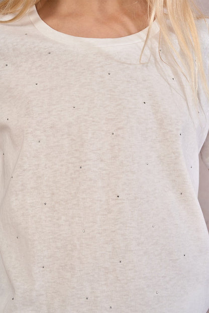 Mini MollyMini Molly Girls White Sparkle T-ShirtBabysupermarket