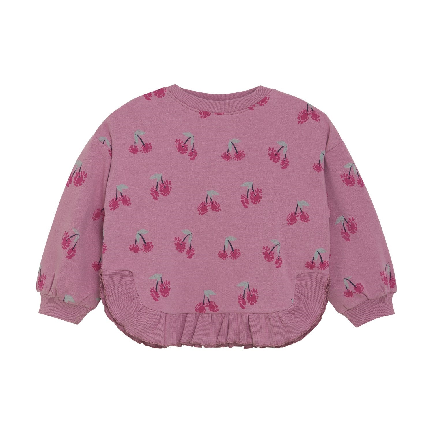 Minymo Girls Cherry Sweatshirt
