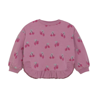 Minymo Girls Cherry Sweatshirt