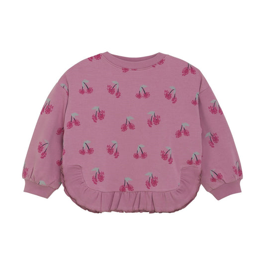 Minymo Girls Cherry Sweatshirt