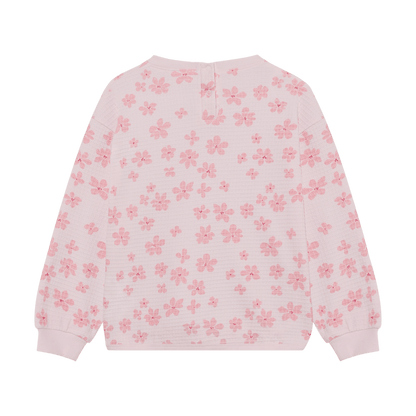 Minymo Minymo Girls Flower Sweatshirt