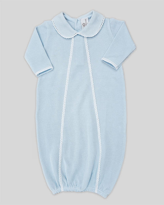 Miocotton Infant Sleepwear Boy Blue / 0-3 Mo Miocotton Baby Gown - Special Knit Blue