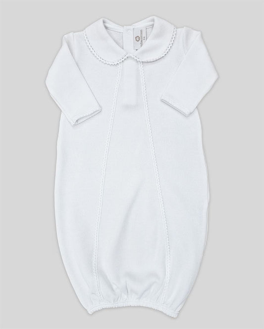 Miocotton Baby & Toddler Sleepwear White / 0-3 Mo Miocotton Milen Baby Gown - Special Knit White