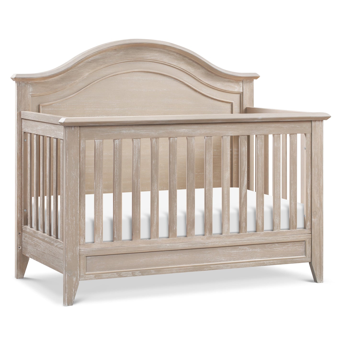 Namesake General Sandbar Monogram by Namesake Beckett Rustic 4-in-1 Convertible Curve Top Crib
