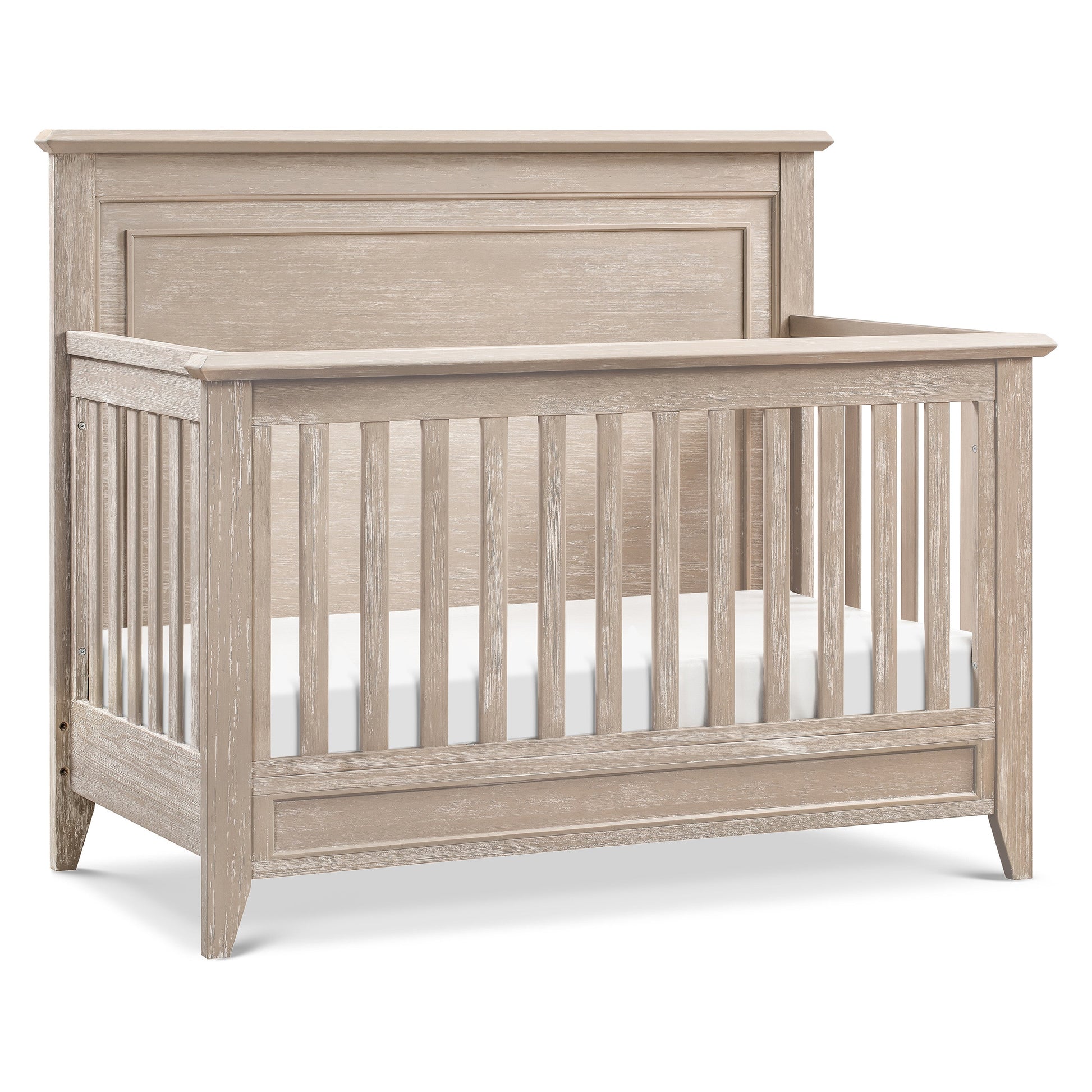 Namesake Cribs Sandbar Monogram by Namesake Beckett Rustic 4-in-1  Convertible Flat Top Crib