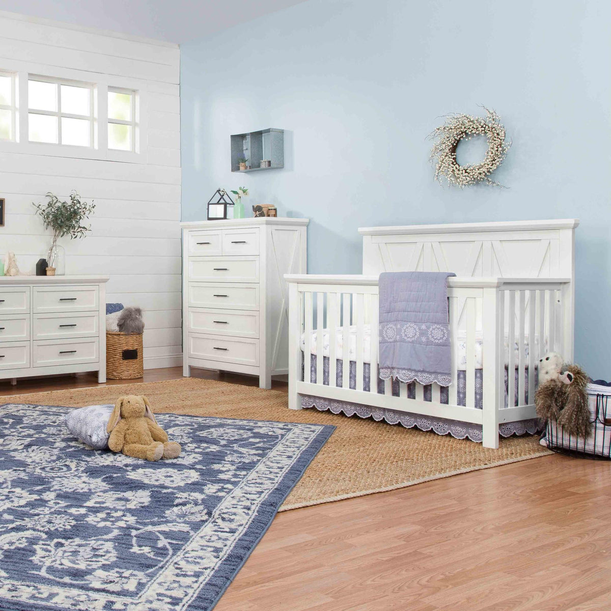 NamesakeMonogram by Namesake Emory Farmhouse 4-in-1 Convertible CribBabysupermarket