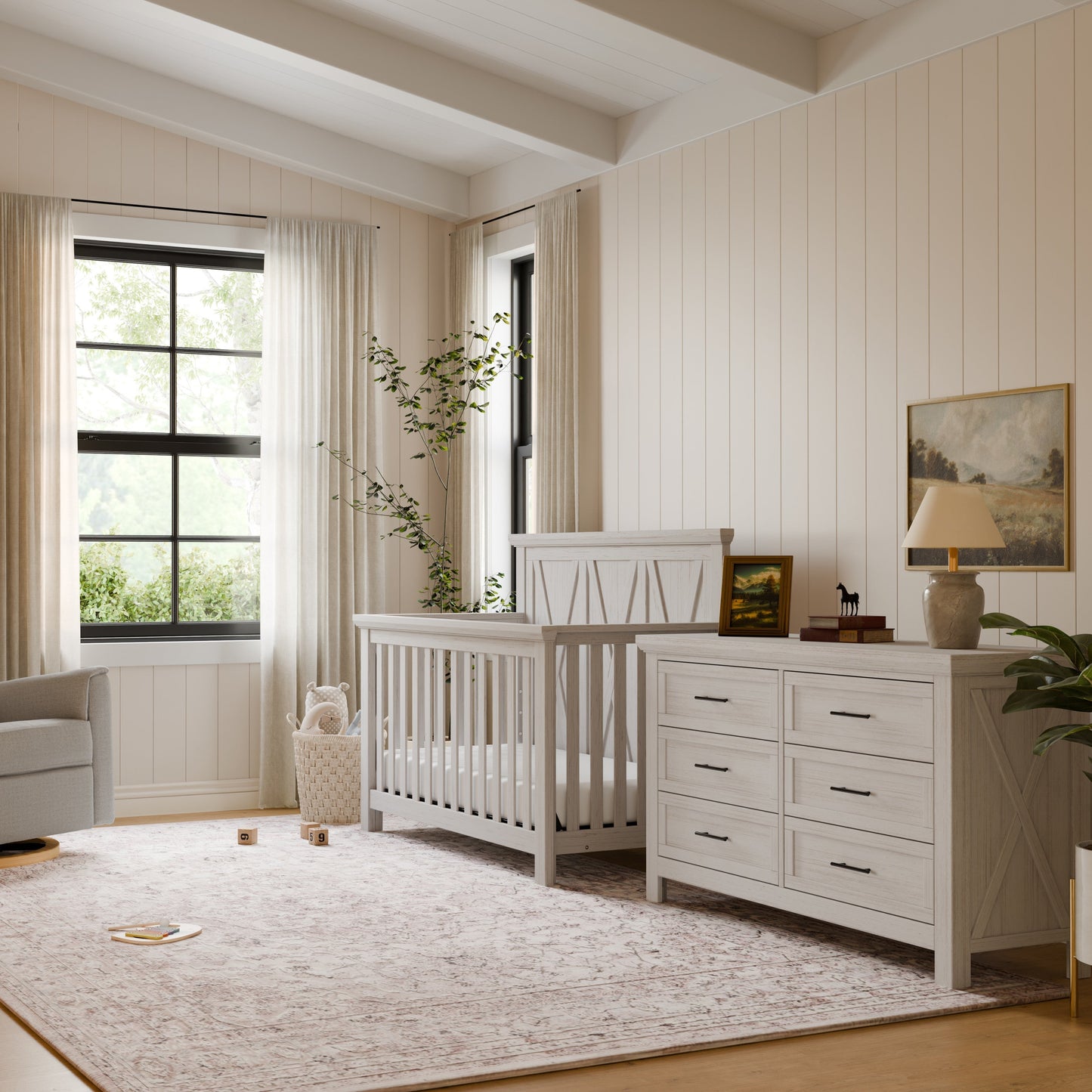 Namesake Dressers Monogram by Namesake Emory Farmhouse 6-Drawer Dresser