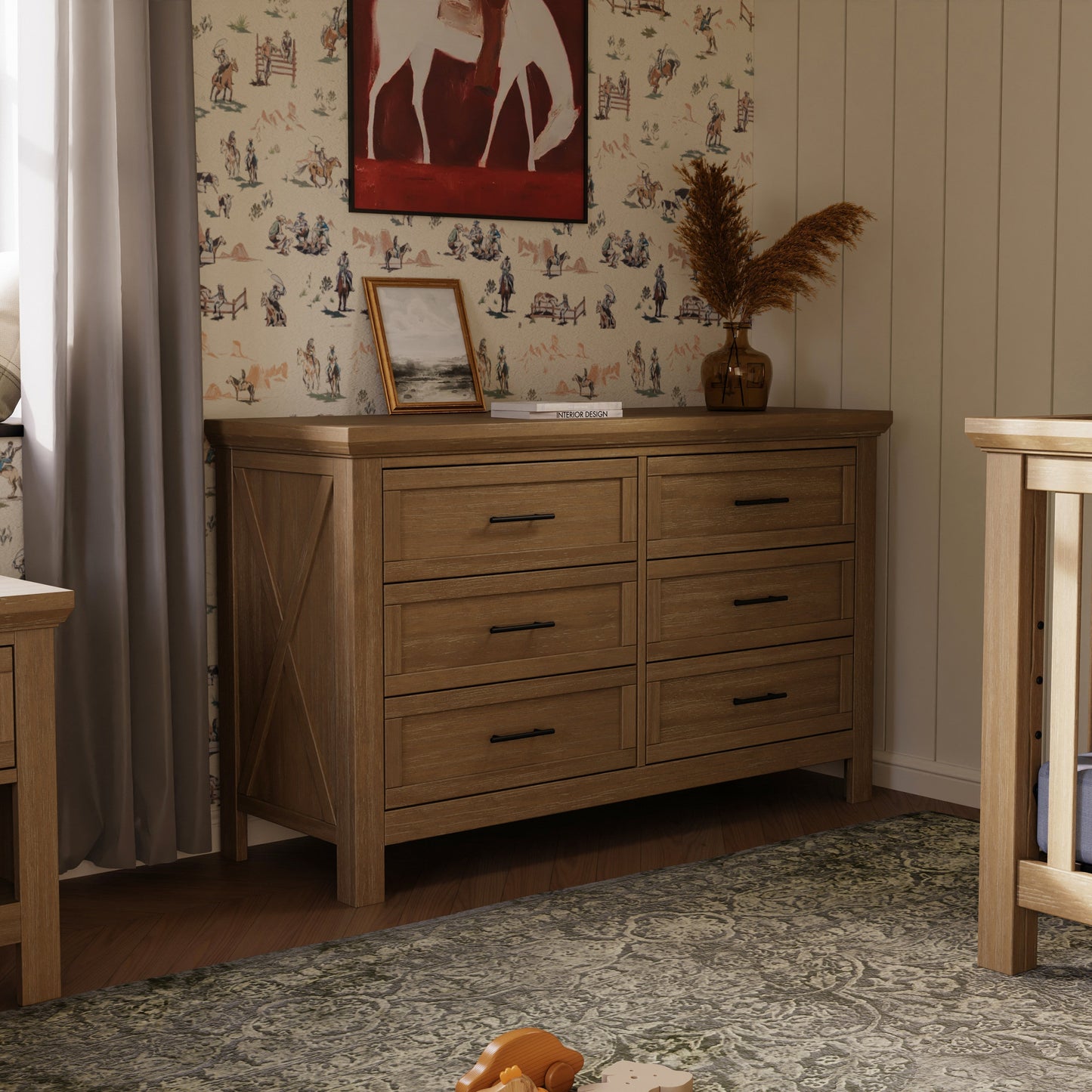 Namesake Dressers Monogram by Namesake Emory Farmhouse 6-Drawer Dresser