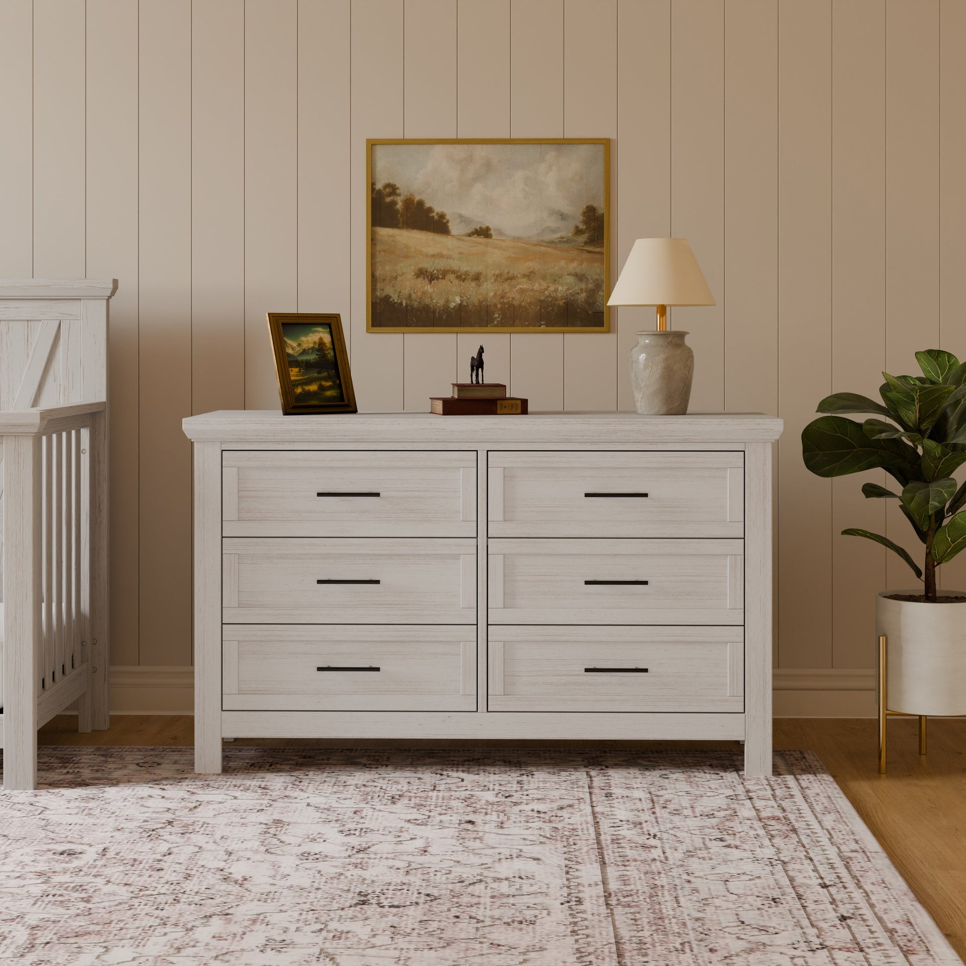 Namesake Dressers Monogram by Namesake Emory Farmhouse 6-Drawer Dresser