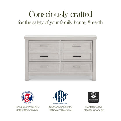 NamesakeMonogram by Namesake Emory Farmhouse 6-Drawer DresserBabysupermarket